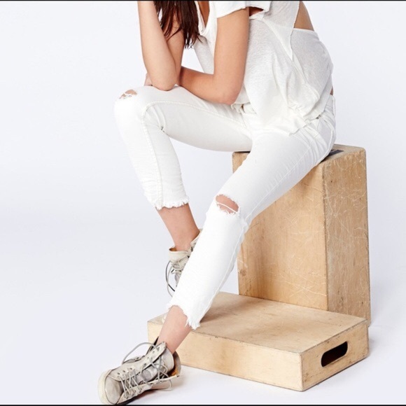 Free People Denim - Free People Distressed Jeans